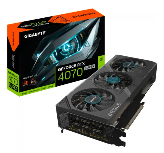 Placa de Vídeo RTX 4070 Super Eagle 12GB
