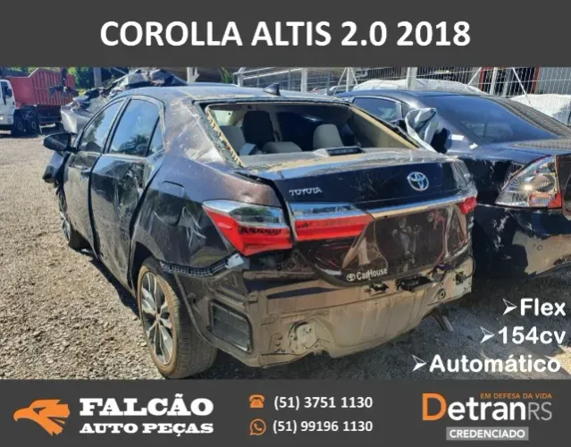 PEÇAS EM GERAL TOYOTA COROLLA 2.0 ALTIS 2018