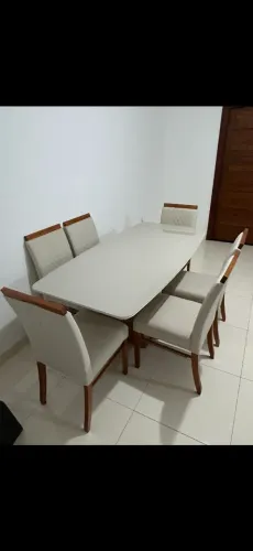 Mesa jantar 6 cadeiras