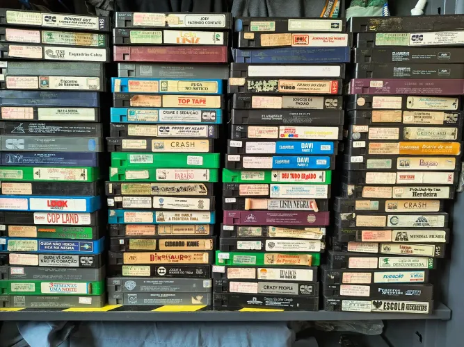 Coleção de fitas VHS - Diversos títulos sem capa
