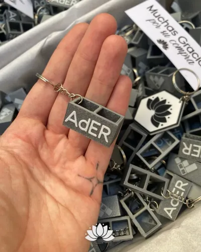 Chaveiros personalizados impressão 3d