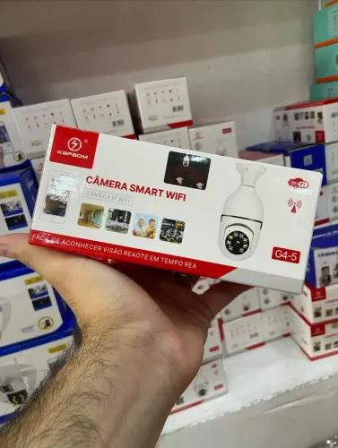 Smart Câmera Lâmpada Wi-Fi IP com Bocal E27 Full HD 1080