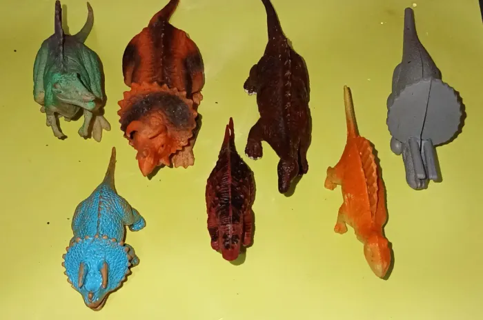 Dinossauros de borracha - Diversos modelos
