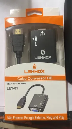 Cabo conversor HDMi VGA cabo de áudio