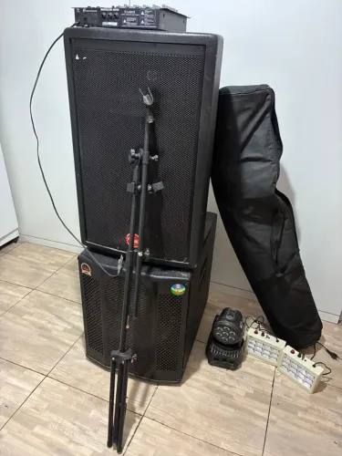 Som completo para igreja, eventos ,cantores ,bares 