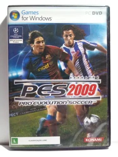 Jogo Pc Pes 2009 - Pro Evolution Soccer - Original - Mídia Física
