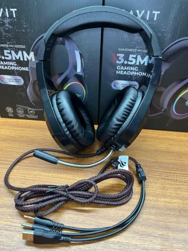 Headset Gamer Havit HV-H2232d - Som Imersivo, RGB e Microfone Preciso, Entrega Grátis!