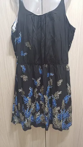 Vestido GG Floral Preto
