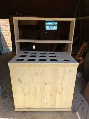 Balcão de Madeira para Organização Açai