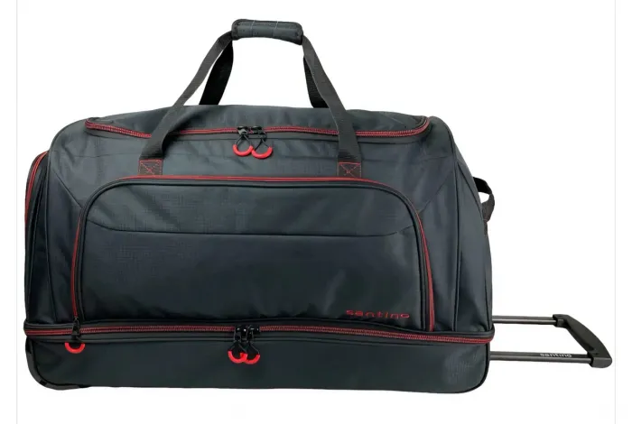 Sacola de Viagem Maiorca Poliéster Santino Preta