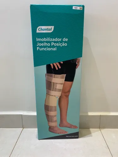 Imobilizador de joelho posição funcional chantal