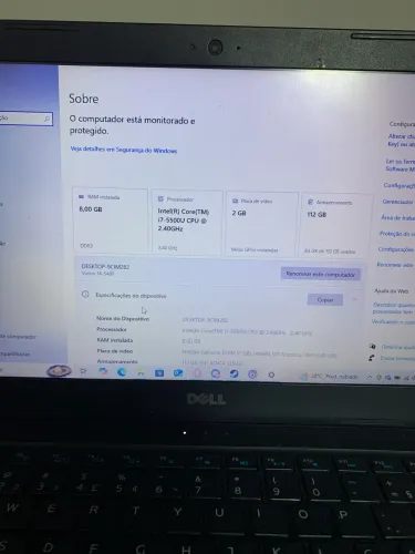 Notebook Intel Core I7 com PLACA DE VÍDEO