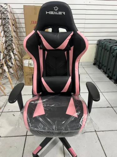 Cadeira Gamer Strike Rosa.