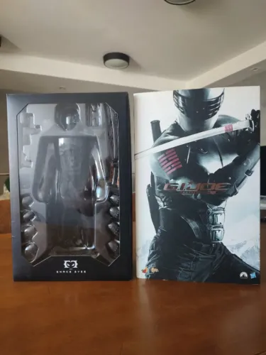Hot Toys Snake Eyes Action Figure Boneco GiJoe 