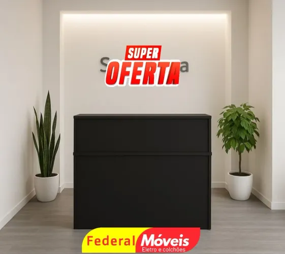 Balcão de Atendimento 1,20m - Ideal para recepção e escritório!