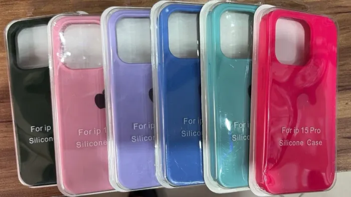 10 Capa nova para iPhone Silicone - várias modelos e cores!