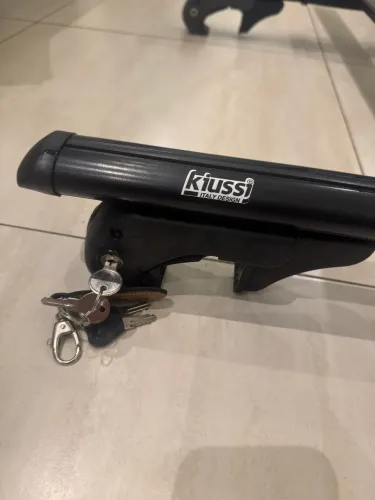 Rack Teto Kiussi Jeep Renegade + 2 Transbike + Suporte com tranca 