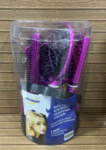 Kit Escovas Profissionais + Espelho
