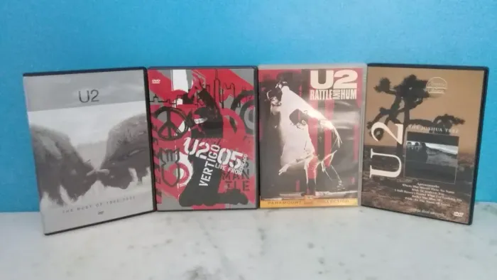 U2 4 Dvds Originais