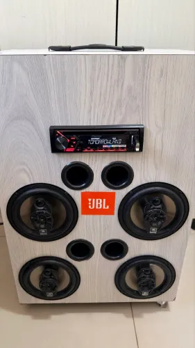 Caixa de som selada tomada residencial JBL 320wrms
