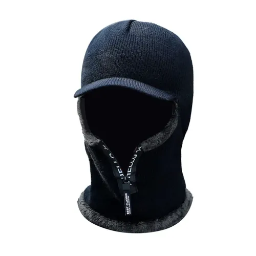 Balaclava Touca Gorro Capuz Inverno com Zíper
