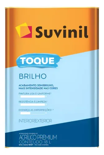 TINTA ACRÍLICA SEMI BRILHO TOQUE DE LUZ SUVINIL por apenas R$ 599,99!