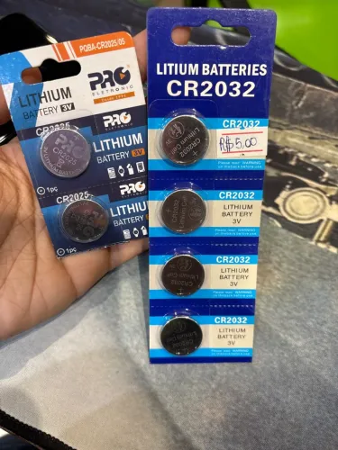 Pilhas e Baterias CR2032 e CR2025 Lithium