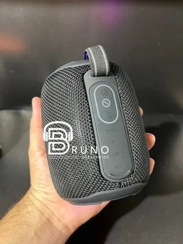 Caixa de Som Bluetooth Portátil - Som Potente e Design Moderno