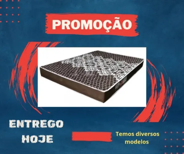 Colchão Casal D28 Top/Líder em Vendas/Entregamos Hoje/Tenha hoje o seu!/ Pague ao receber