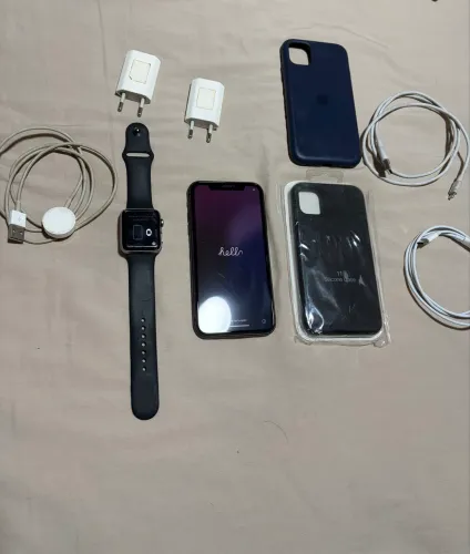 iPhone 11 + Apple Watch Série 3