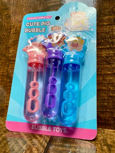 Soprador de Bolhas de Sabão Kit 3 unidades
