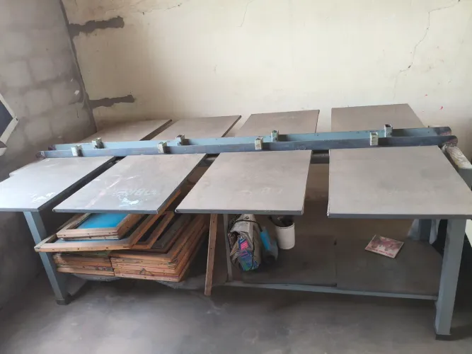?  Mesa de Silk Screen 8 Berços com Kit Completo<br>