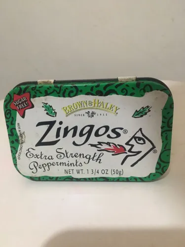 Lata vazia de bala Zingos colecionável 