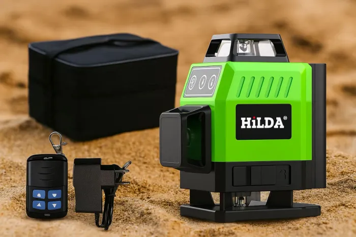 Nível a Laser 3D Verde Hilda 16 linhas - Ferramenta de Precisão
