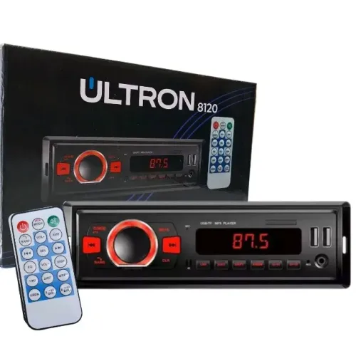 Som Automotivo Rádio Mp3 Bluetooth 2 Usb Controle Fm Saída Rca Preço Imbatível