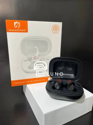 Fone de Ouvido Bluetooth HMASTON - Sem Fio - Novo