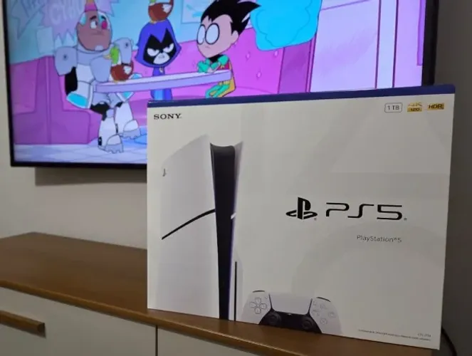 Playstation 5 Slim 1TB (Leitor de disco) - Novo Lacrado (NF - 1ano de Garantia) 