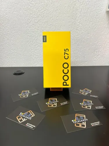 XIAOMI POCO C75 4G 128GB/6GB RAM - CELULAR NOVO