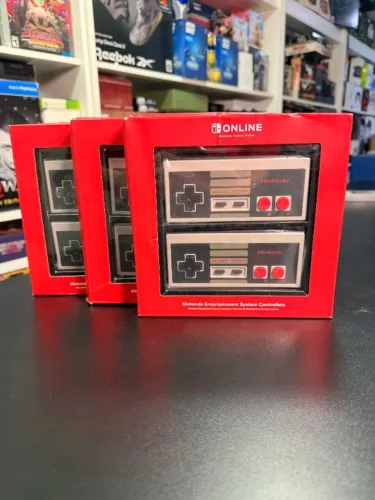 Controle Nintendo Switch Online NES (Joy-con) Cinza