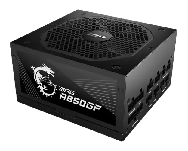 Fonte MSI MPG A850GF 850W 80 Plus Gold Full Modular - Nova, com Garantia