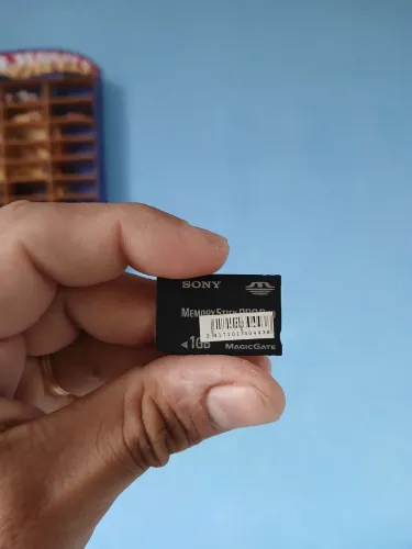 Cartão de memória memory stick pro 1 gb