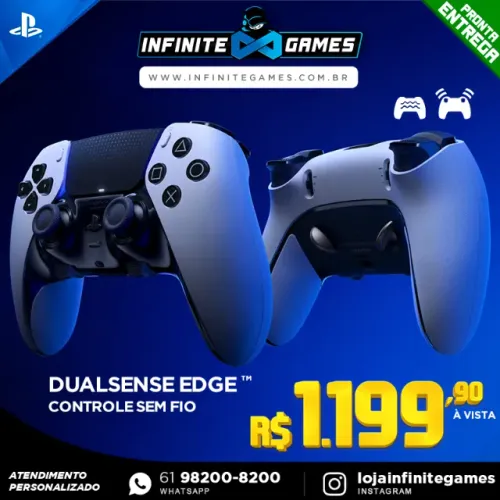 DualSense EDGE para PS5 Novos e Lacrados! Loja Física! Parcelamos 18x!