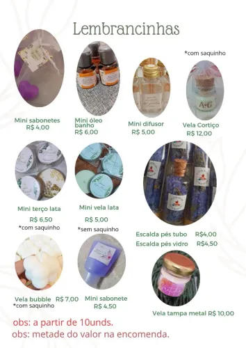 Lembrancinhas personalizadas