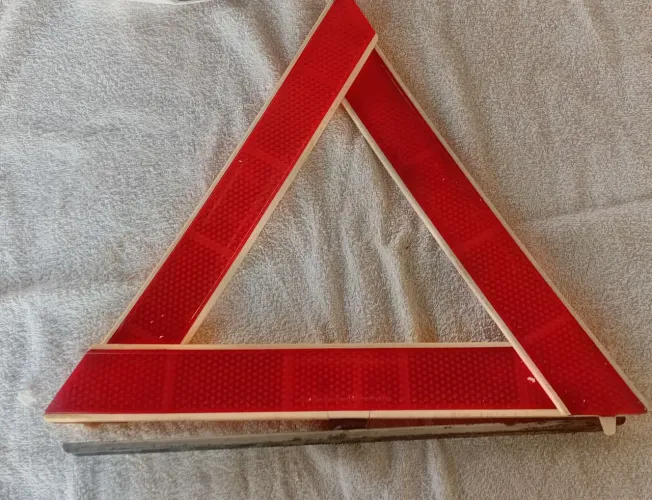 Antigo triângulo de segurança para Vw Fusca corcel opala Original Bianco Savino