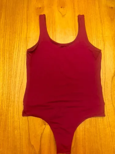 collant body feminino bordô vinho ballet dança fitness tamanho p