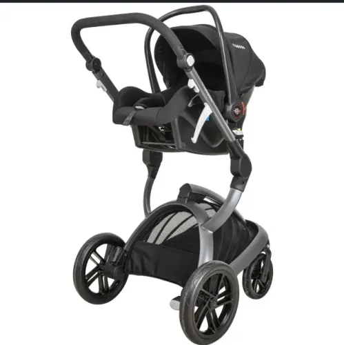 Carrinho de bebê + bebê conforto com isofix kiddo ele também vira Moisés tipo um bercinho