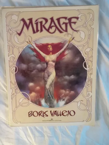 Livro ?Mirage?, arte fantástica, Boris e Doris Vallejo, est. novo, americano, 1ª Ed. 1982