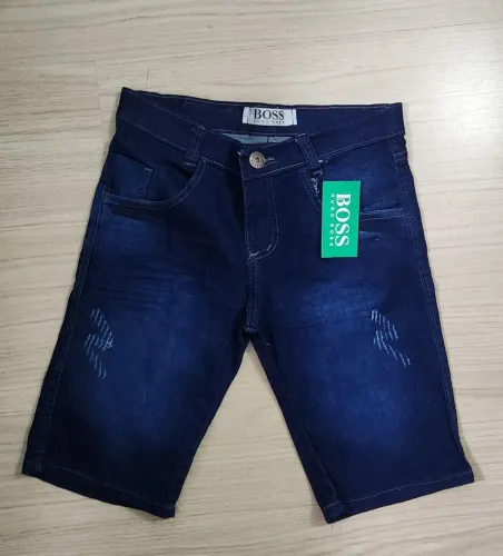 Bermuda jeans infantil