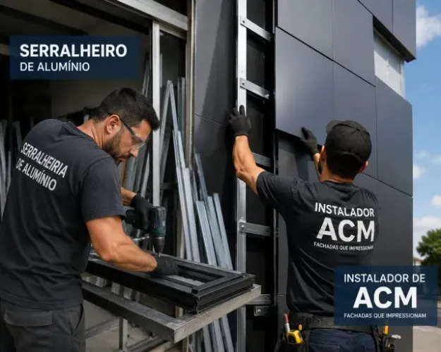 Estamos Contratando! Serralheiro de Alumínio e Instalador de ACM