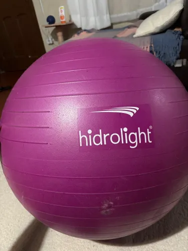Bola de Pilates Roxa Hidrolight
